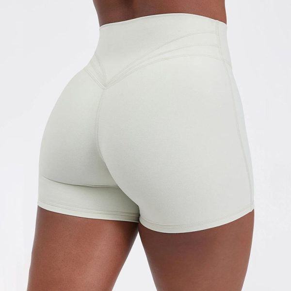Custom Tummy Control Biker Shorts | Compression Gym Sports 4" High Rise Workout Shorts Supplier - 图片 3