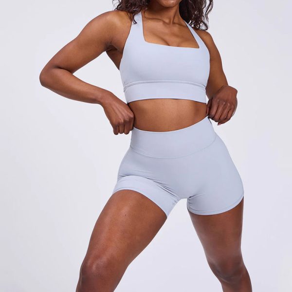 Custom Tummy Control Biker Shorts | Compression Gym Sports 4" High Rise Workout Shorts Supplier - 图片 5