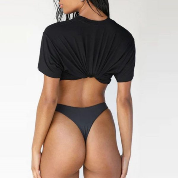 Loose Short Yoga Top Wear Manufacturer | Fitness Short Sleeve Yoga Blouse Shirts Sports Top - 图片 3