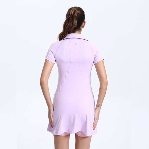 Yoga One Piece Tennis Dress Manufacturer | Women's Sportswear Tennis Fitness Clothing suppliers - 图片 5