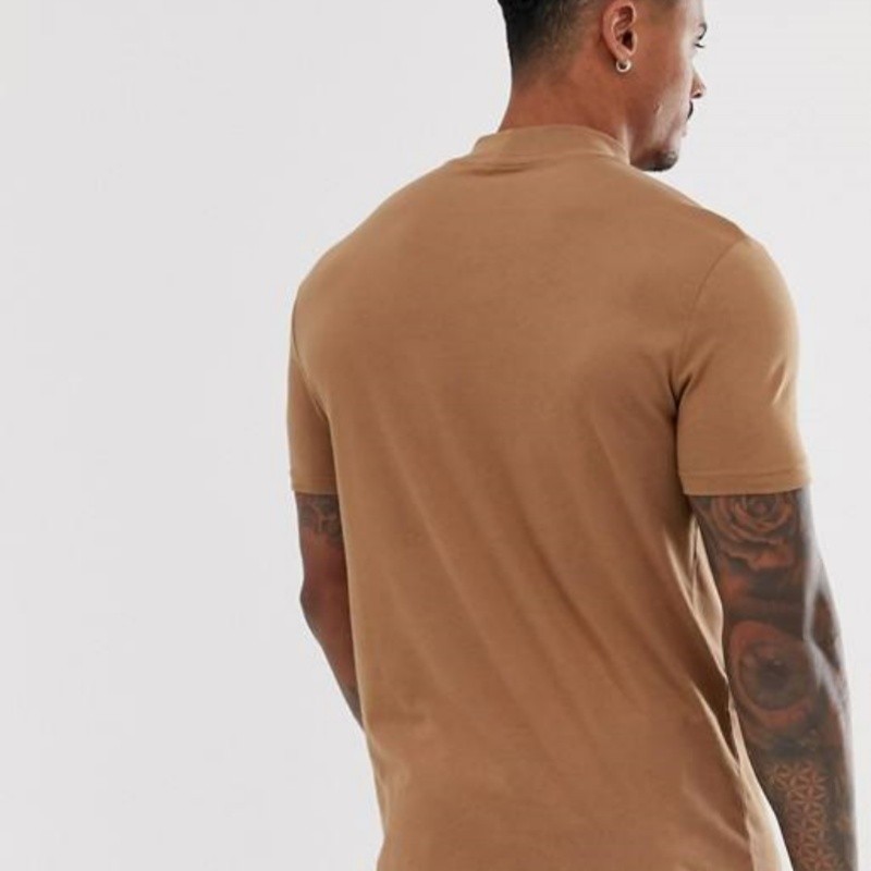 Custom Tight Crewneck T Shirts Manufacturers | Custom Men Solid Color Cotton T-Shirts supplier - 图片 3