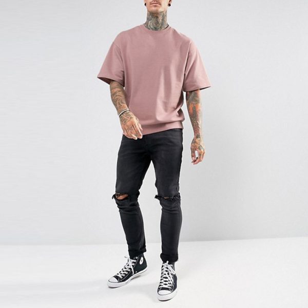 Oversized Men's T-shirts Manufacturers | Custom Plain 100% Cotton T-Shirts supplier - 图片 4