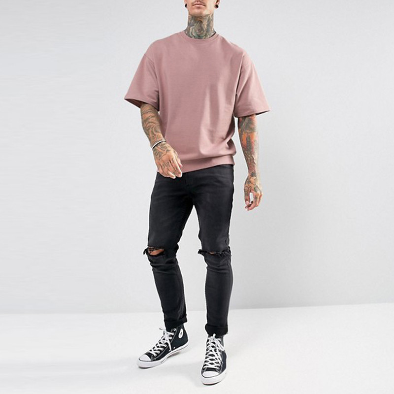 Oversized Men's T-shirts Manufacturers | Custom Plain 100% Cotton T-Shirts supplier - 图片 4