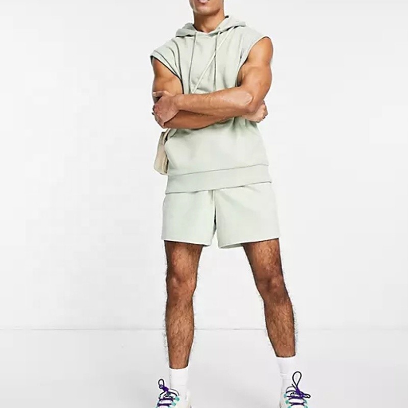 Custom Sleeveless Puff Printing hoodie manufacturer | warm 100% Cotton Pullover hoodie manufacturer - 图片 3