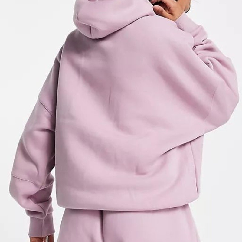 Custom Women Oversize Pullover Hoodie Manufacturer | Heavy Cotton Fleece Women's Hoodies suppliers - 图片 4