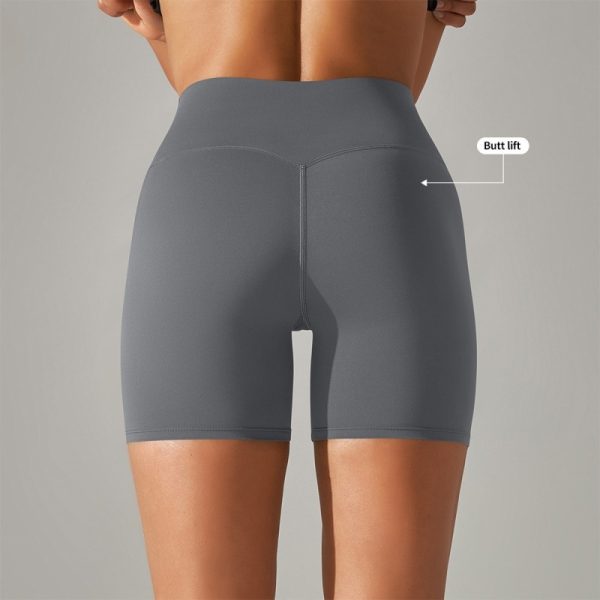 Custom Butt Lifting Workout Yoga Active Shorts Manufacturer | Compression Gym Biker Shorts Supplier - 图片 3