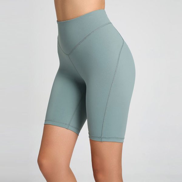 Custom Quick Dry High Waisted Shorts Manufacturer | Compression Workout Yoga Active Shorts Supplier - 图片 3