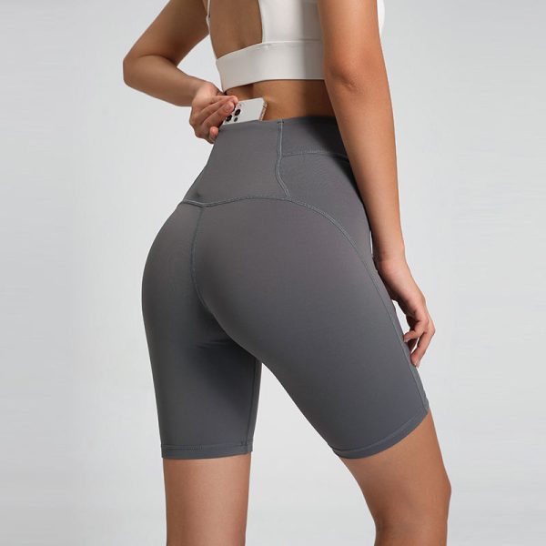 Custom Quick Dry High Waisted Shorts Manufacturer | Compression Workout Yoga Active Shorts Supplier - 图片 2