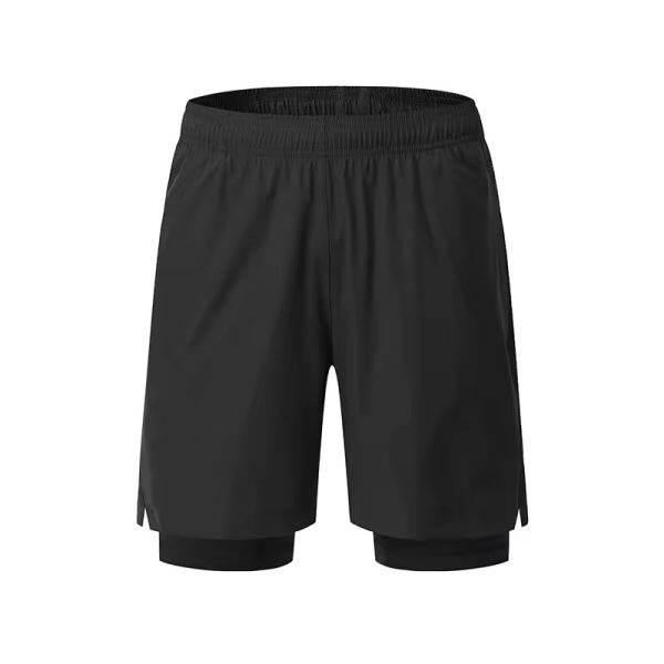 Athletic Double-Layer Running Shorts Manufacturers 丨Sportswear Open Pocket Shorts factory - 图片 5
