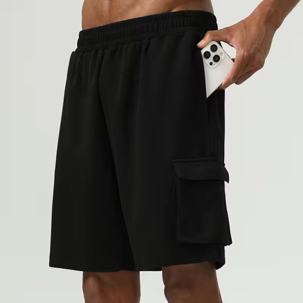 Breathable Sports Big Pocket Shorts Manufacturers丨Cotton Polyester Gym Shorts factory - 图片 3