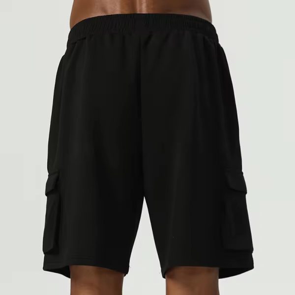 Breathable Sports Big Pocket Shorts Manufacturers丨Cotton Polyester Gym Shorts factory - 图片 4