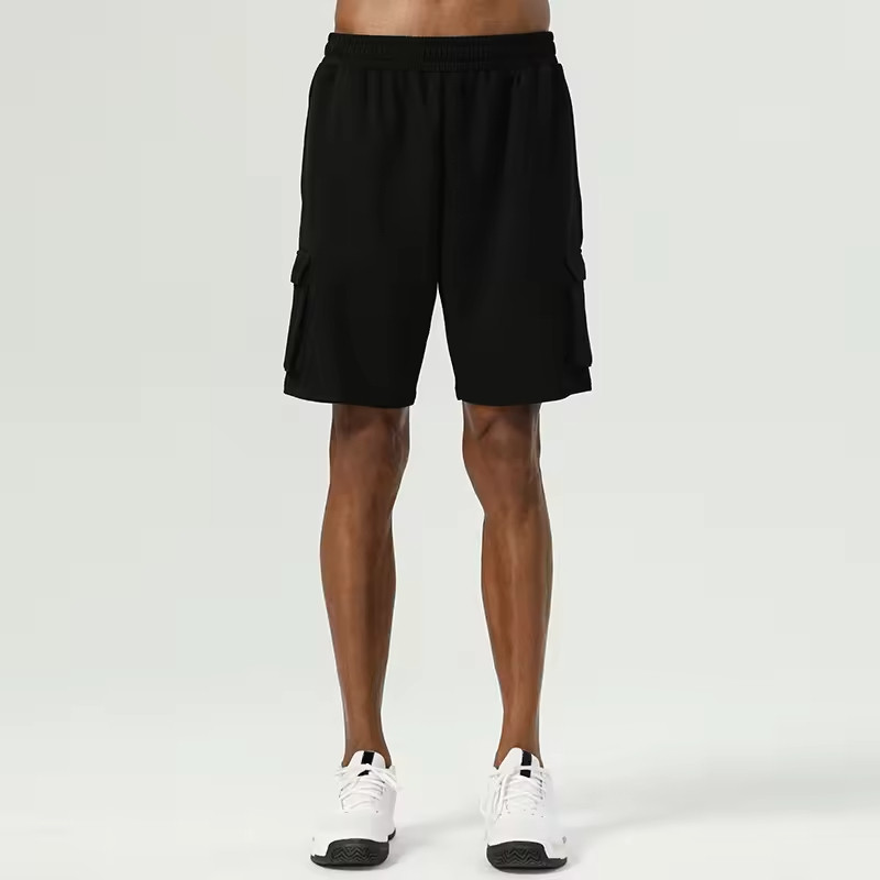 Breathable Sports Big Pocket Shorts Manufacturers丨Cotton Polyester Gym Shorts factory - 图片 5