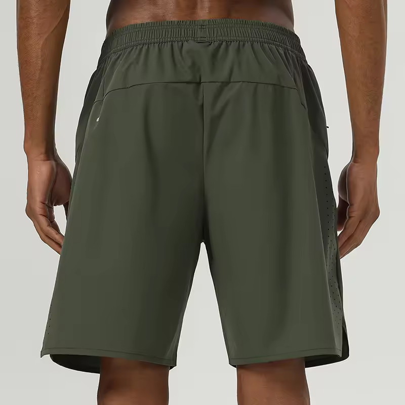 Breathable Army Green Sports Pocket Shorts Manufacturers丨 Exercise Half Shorts factory - 图片 2