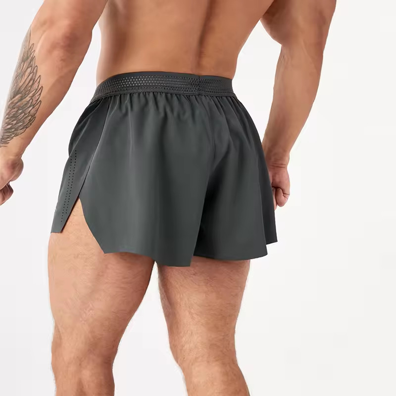 Double Layers Fitness Training Shorts Manufacturers丨Custom Running Men Shorts factory - 图片 2