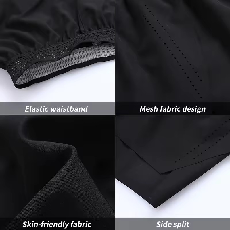 Double Layers Fitness Training Shorts Manufacturers丨Custom Running Men Shorts factory - 图片 5