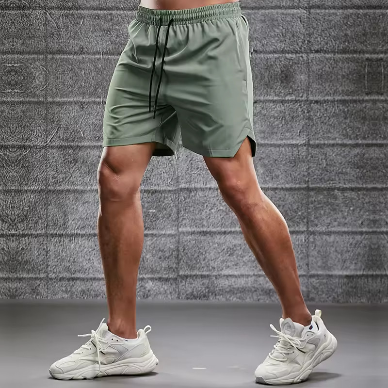 Polyester Breathable Athletic Shorts Manufacturers丨Custom Workout Men Shorts factory - 图片 3