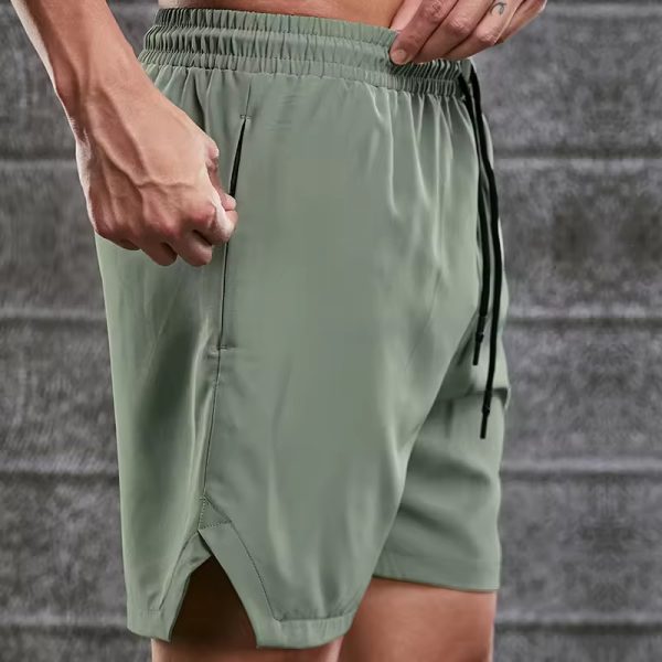 Polyester Breathable Athletic Shorts Manufacturers丨Custom Workout Men Shorts factory - 图片 2