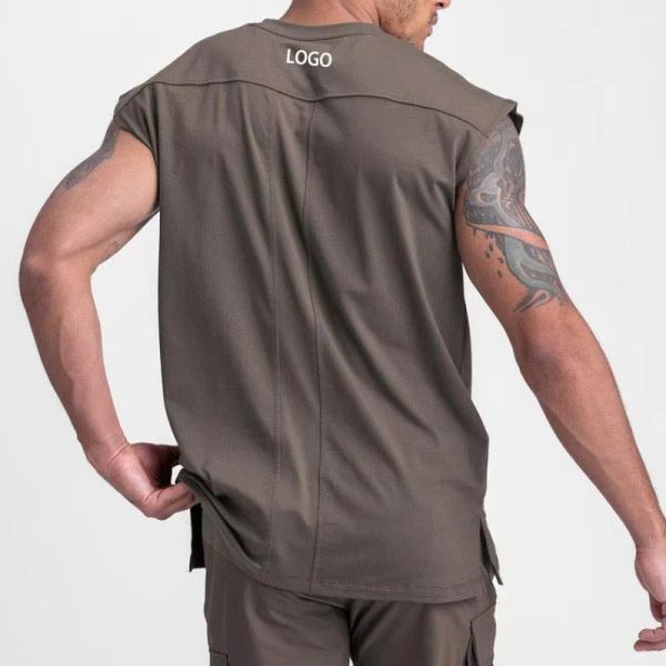 Custom Fitness Training Tank Tops Manufacturers 丨 Activewear Gym Tops Fitness Wear factory - 图片 2