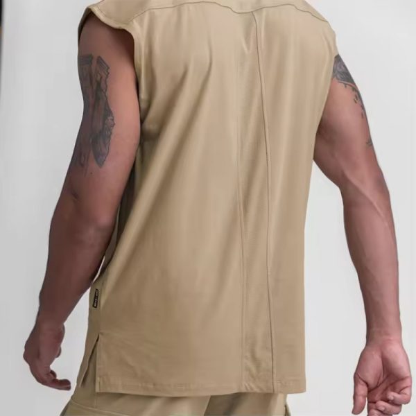 Custom Fitness Training Tank Tops Manufacturers 丨 Activewear Gym Tops Fitness Wear factory - 图片 3