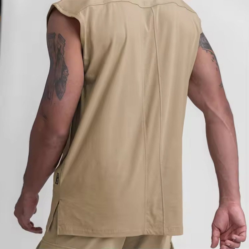Custom Fitness Training Tank Tops Manufacturers 丨 Activewear Gym Tops Fitness Wear factory - 图片 3