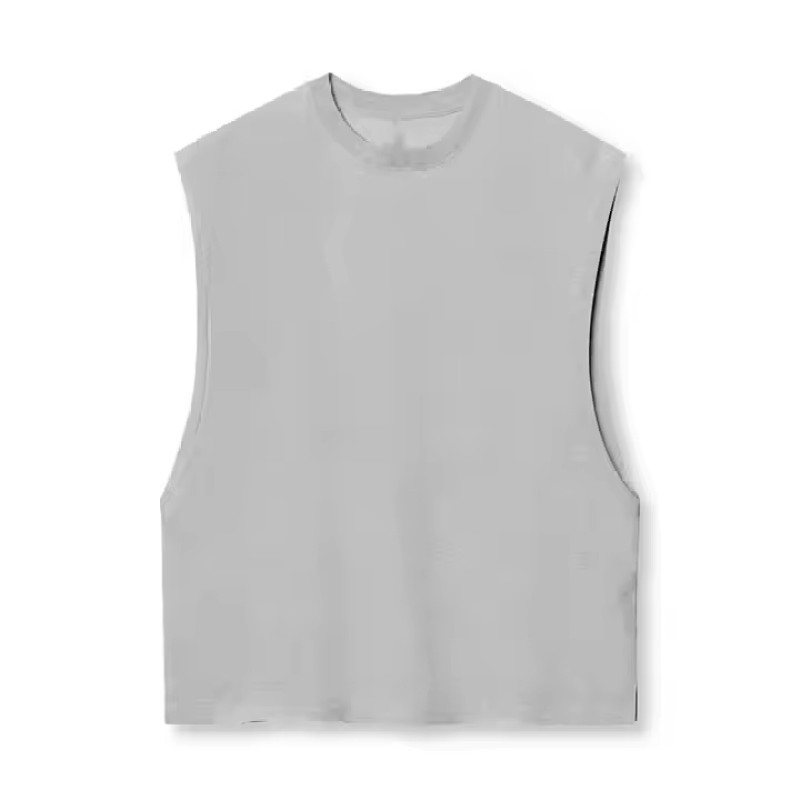 Custom Sleeveless Deep Arm Hole Muscle Tank Tops Manufacturers丨 Gym Bodybuilding Tank Top factory - 图片 5