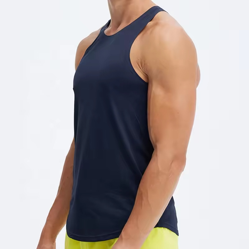 Custom Muscle Fit Workout Tank Top Manufacturers丨 Training Outdoor Fitness Compression Tank Tops factory - 图片 2