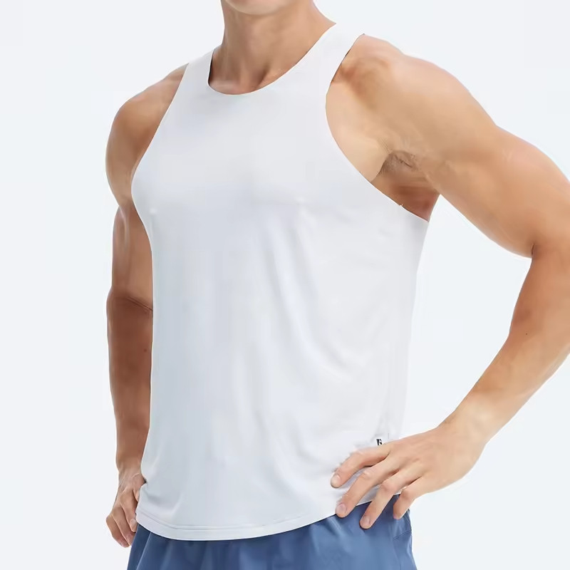 Custom Muscle Fit Workout Tank Top Manufacturers丨 Training Outdoor Fitness Compression Tank Tops factory - 图片 3