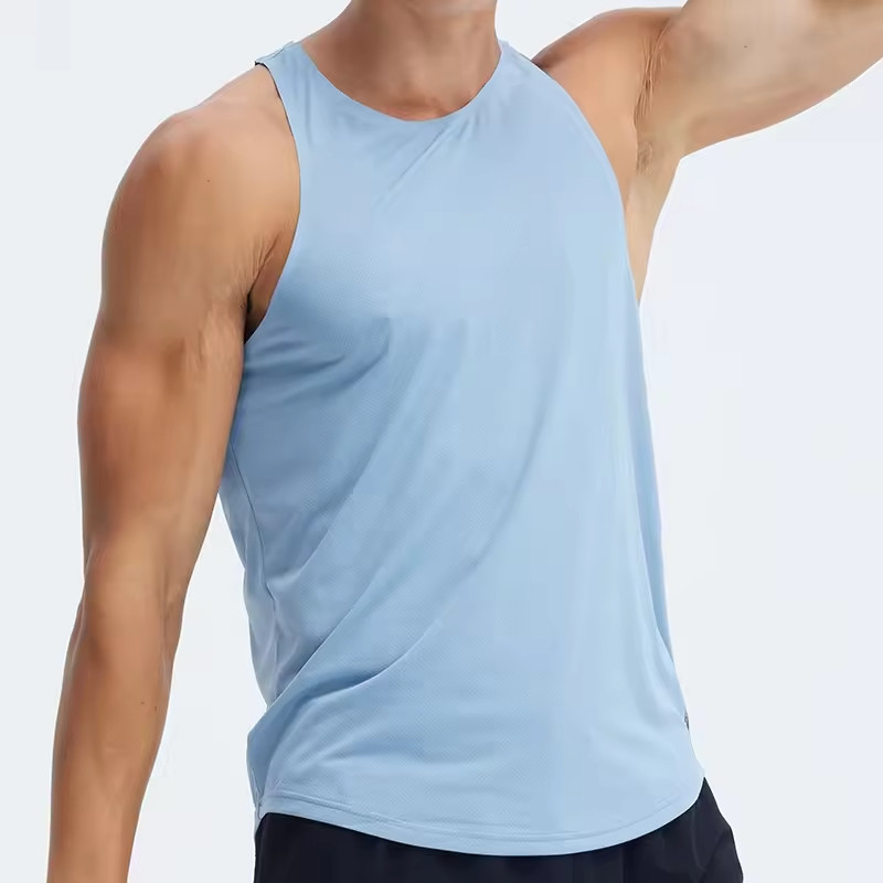 Custom Muscle Fit Workout Tank Top Manufacturers丨 Training Outdoor Fitness Compression Tank Tops factory - 图片 4