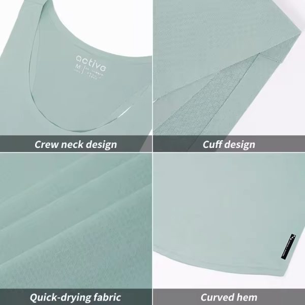 Custom Muscle Fit Workout Tank Top Manufacturers丨 Training Outdoor Fitness Compression Tank Tops factory - 图片 5