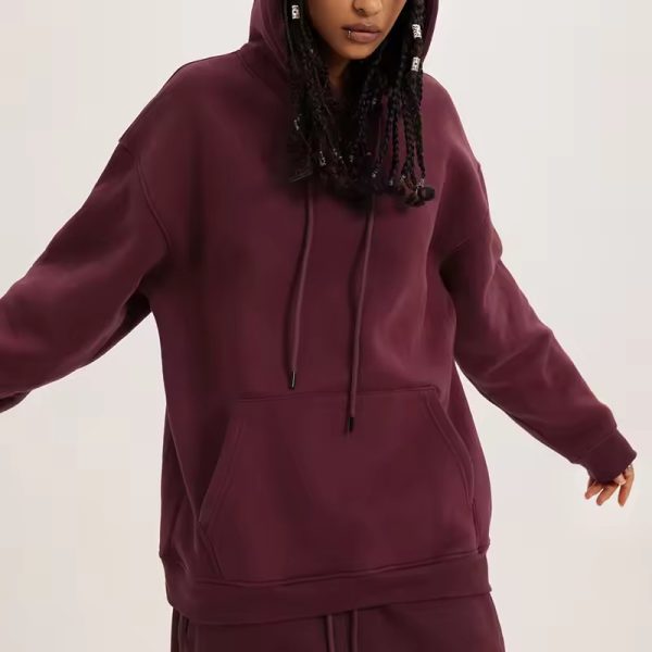 Custom Women Thick Fleece Heavy Weight hoodie Manufacturer | Oversized Print Custom hoodie suppliers - 图片 2