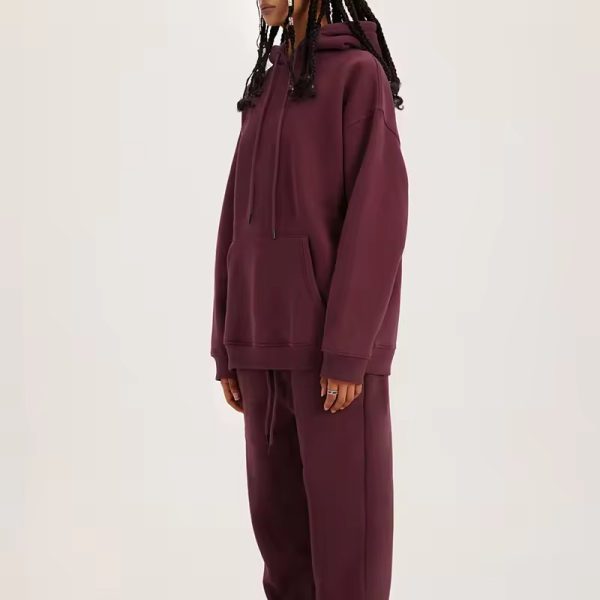 Custom Women Thick Fleece Heavy Weight hoodie Manufacturer | Oversized Print Custom hoodie suppliers - 图片 4