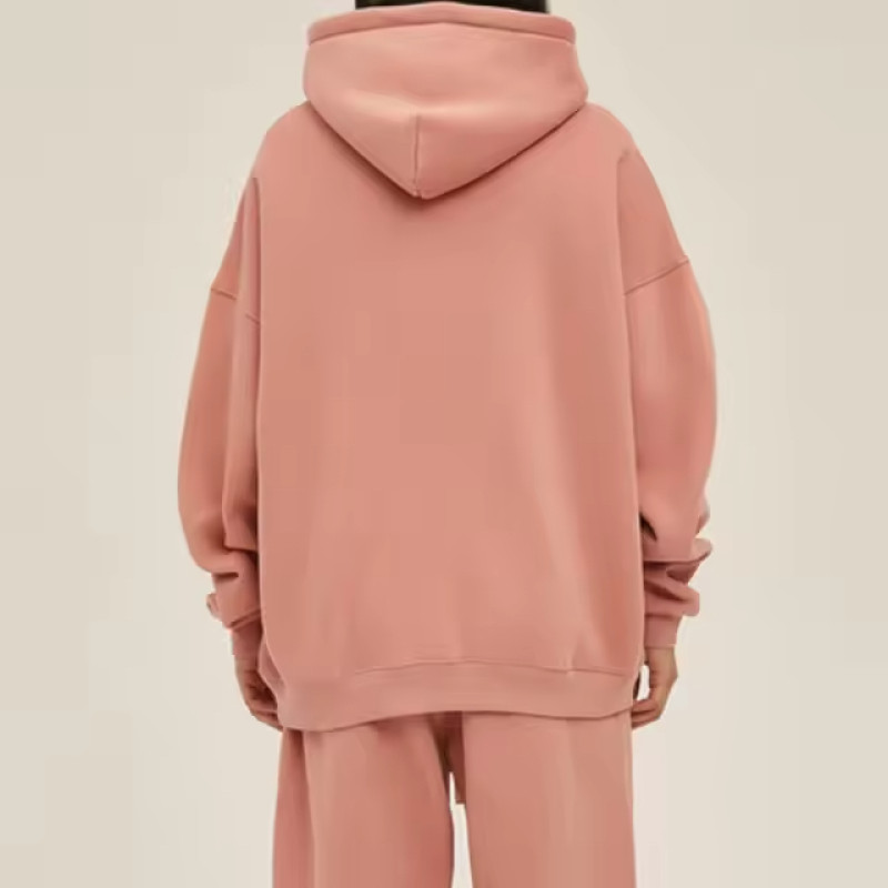 Custom Women Puff Print Fleece Hoodie Manufacturer | Warm Thick Cotton Oversized hoodie suppliers - 图片 4