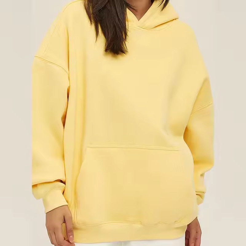 Custom Women Print Logo Oversized Fit Hoodie Manufacturer | Fleece Heavy Weight hoodie suppliers - 图片 2