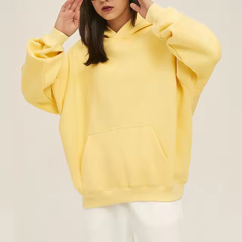 Custom Women Print Logo Oversized Fit Hoodie Manufacturer | Fleece Heavy Weight hoodie suppliers - 图片 3