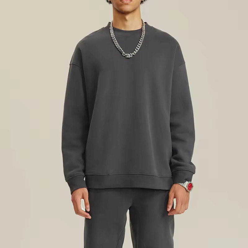 Custom Fleece Crewneck Men's Sweatshirt manufacturer | Oversized Heavyweight Blank Sweatshirt manufacturer - 图片 3
