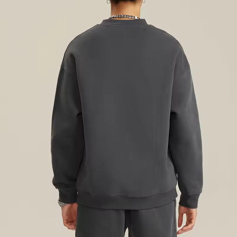 Custom Fleece Crewneck Men's Sweatshirt manufacturer | Oversized Heavyweight Blank Sweatshirt manufacturer - 图片 5