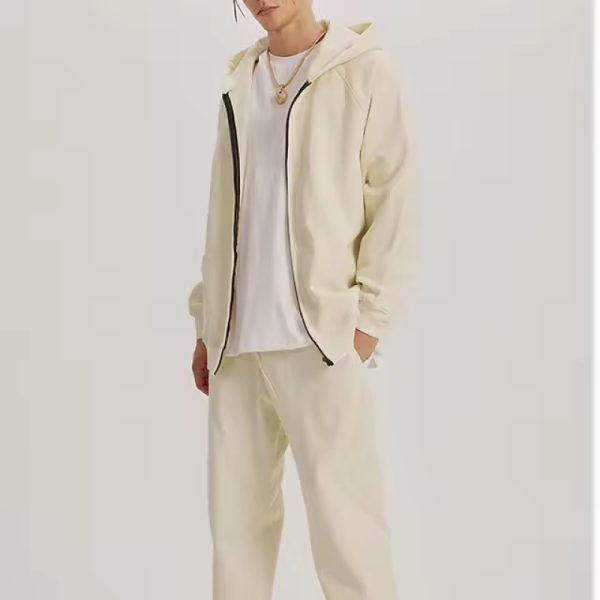 Custom Men's Zip up Hoodies manufacturer | Oversized Print Logo Jackets hoodie manufacturer - 图片 2