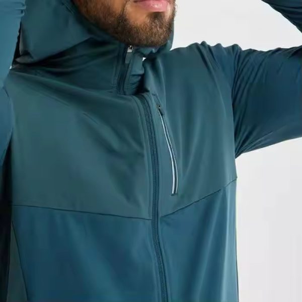 Polyester Spandex Outdoor Full-zip Jacket Manufacturer | Custom Cycling Training Jacket Supplier - 图片 5