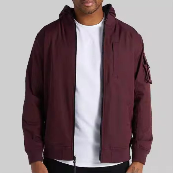 Winter Outdoor Men Zipper up Jacket Manufacturer | Custom Windproof Sports Jacket Supplier - 图片 3
