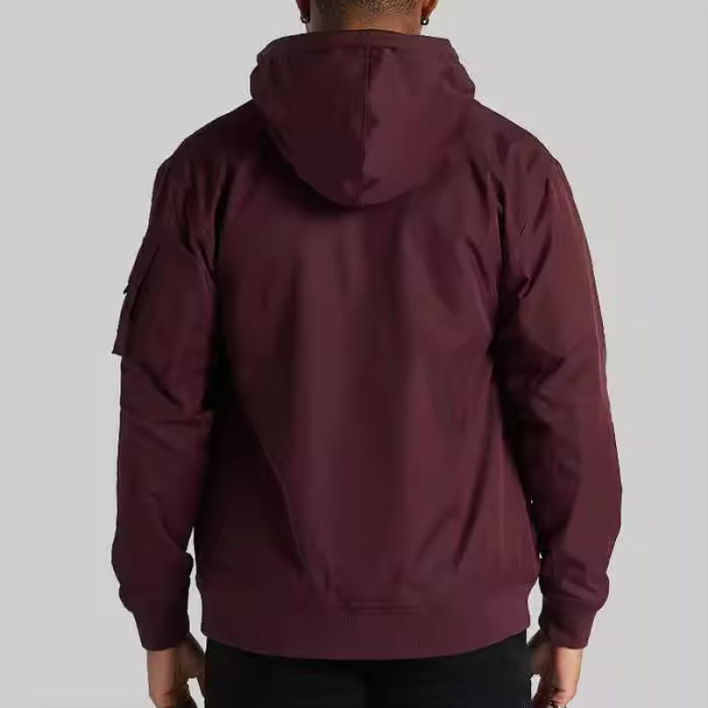 Winter Outdoor Men Zipper up Jacket Manufacturer | Custom Windproof Sports Jacket Supplier - 图片 2