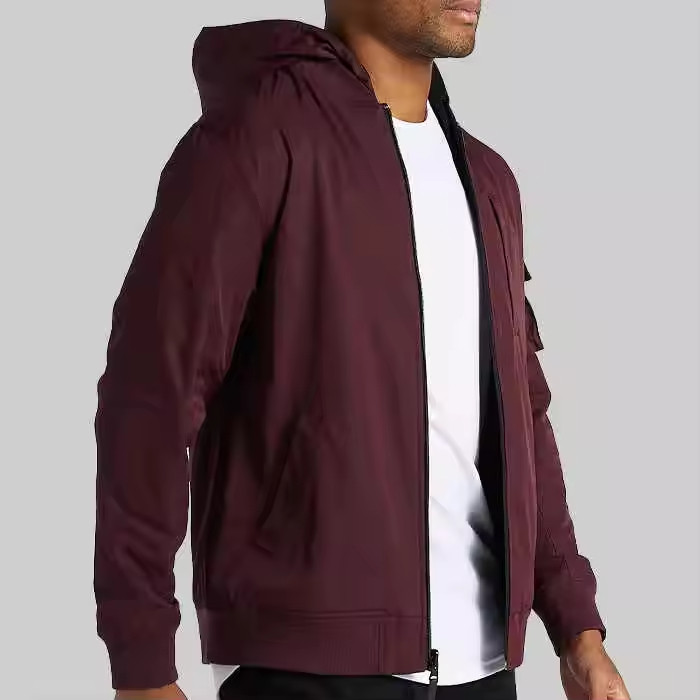 Winter Outdoor Men Zipper up Jacket Manufacturer | Custom Windproof Sports Jacket Supplier - 图片 4