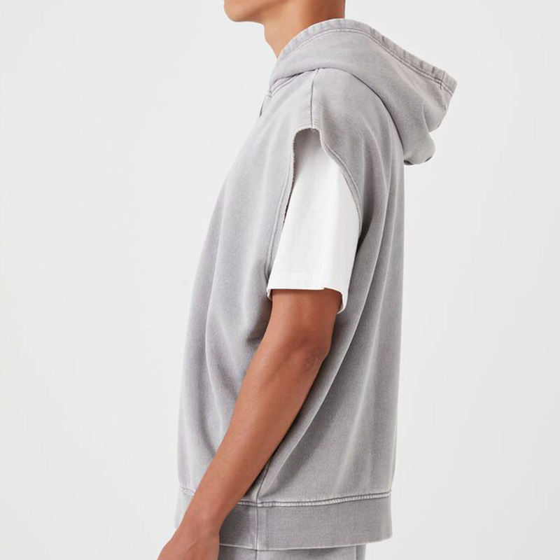 Tank Tops Sleeveless Hoodie Manufacturer | Pullover Sleeveless Hoodies Supplier - 图片 2