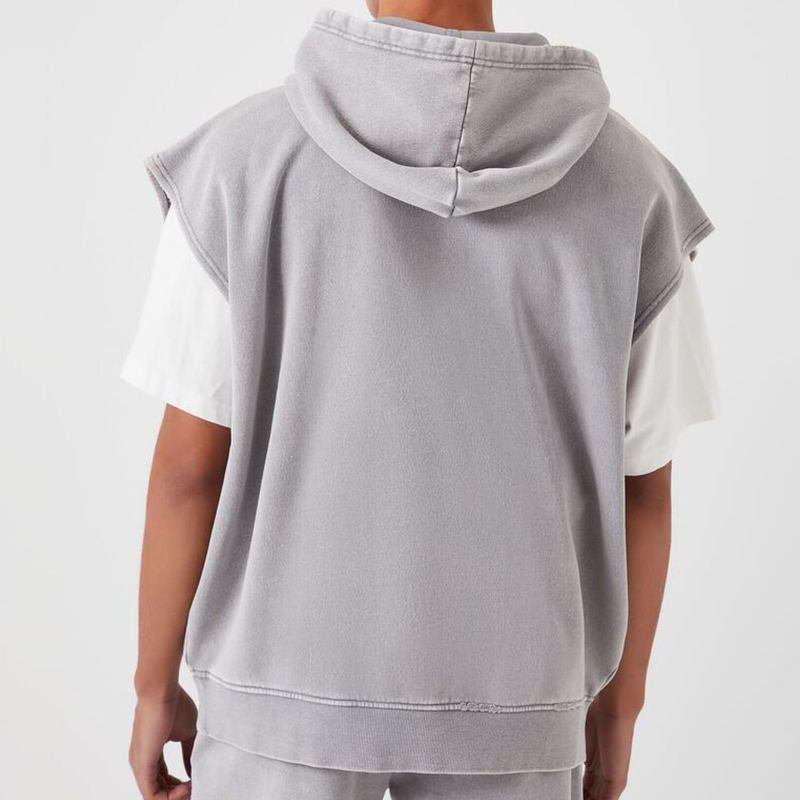 Tank Tops Sleeveless Hoodie Manufacturer | Pullover Sleeveless Hoodies Supplier - 图片 3