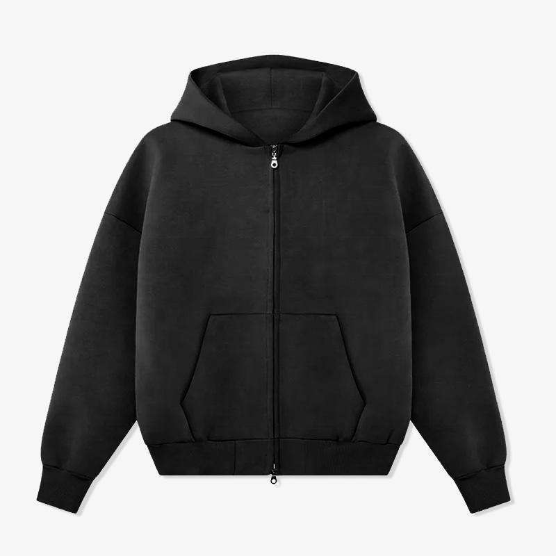Custom Cotton 500 Gsm Cropped Hoodie Manufacturer | Cotton oversized Heavyweight Hoodie - 图片 5