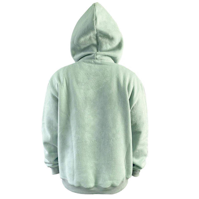 Satin Lined Men Hoodie Manufacturer | Luxury High Quality Pink Silk Long Sleeve Cotton Pullover Hoodies - 图片 3