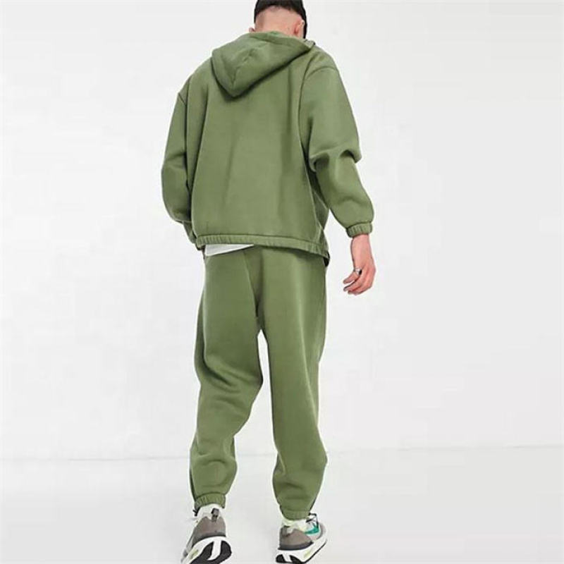 Activewear Training Full Zip jacket Jogging Sweat Suits Manufacturer | Custom Tracksuits Set for Men Supplier - 图片 2