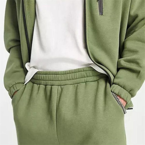 Activewear Training Full Zip jacket Jogging Sweat Suits Manufacturer | Custom Tracksuits Set for Men Supplier - 图片 3