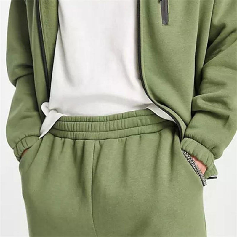 Activewear Training Full Zip jacket Jogging Sweat Suits Manufacturer | Custom Tracksuits Set for Men Supplier - 图片 3