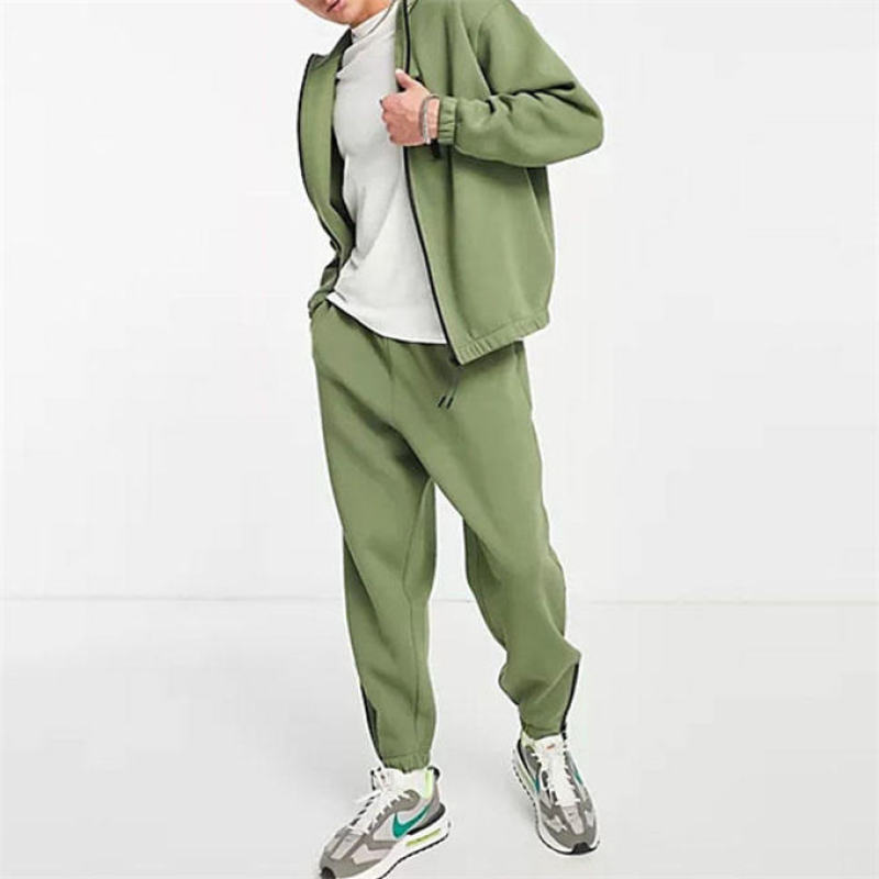 Activewear Training Full Zip jacket Jogging Sweat Suits Manufacturer | Custom Tracksuits Set for Men Supplier - 图片 4