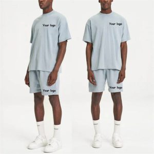 2 Piece Shorts Tracksuit Set Manufacturer | Custom Logo T Shirt And Shorts Tracksuit Supplier
